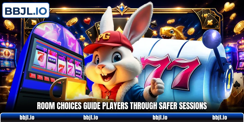Room choices guide players through safer sessions Room choices guide players through safer sessions